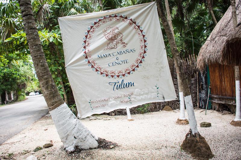Hotel Maya Cabanas Y Cenote Tulum Exterior foto
