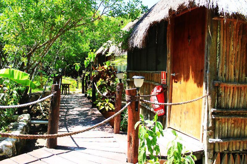 Hotel Maya Cabanas Y Cenote Tulum Exterior foto